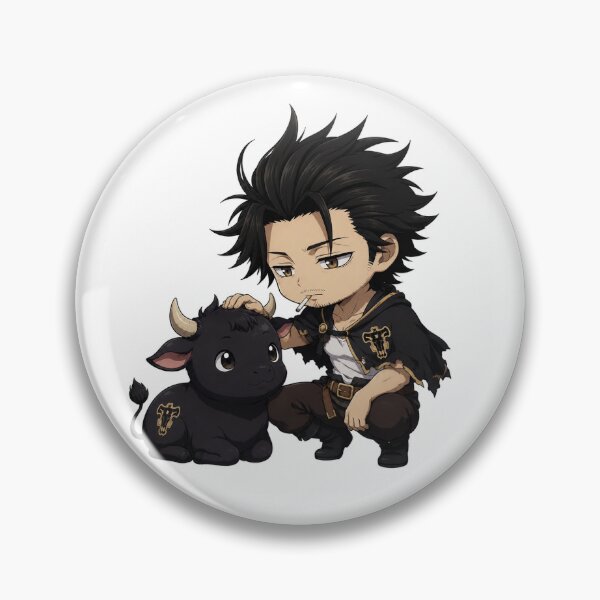 Item preview, Dark Bull Guardian – Chibi Fantasy Warrior Companion designed and sold by Ali-neko-kawaii.