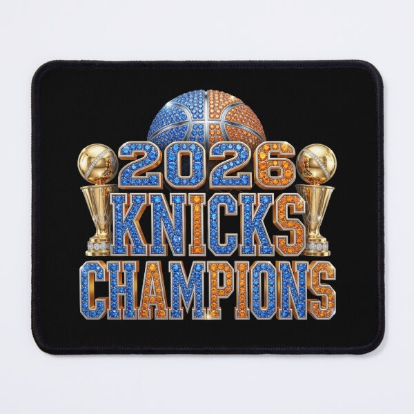 Item preview, New York Knicks Champions 2026, NY Knicks Gold, Blue & Orange Art designed and sold by DigiAngDesigns.