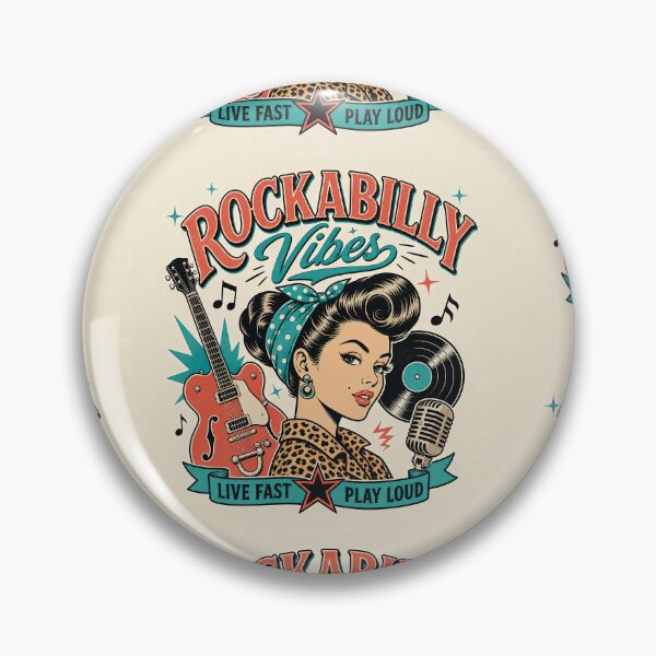 Artikelvorschau, Rockabilly-Vibes und -Musik entworfen und verkauft von Emmaloo123.