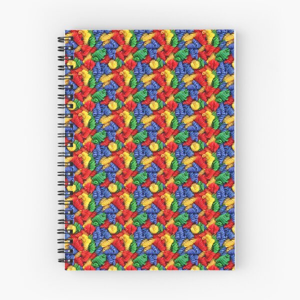 Item preview, A vibrant pattern of colorful spiral shapes designed and sold by Beleza e Estilo.