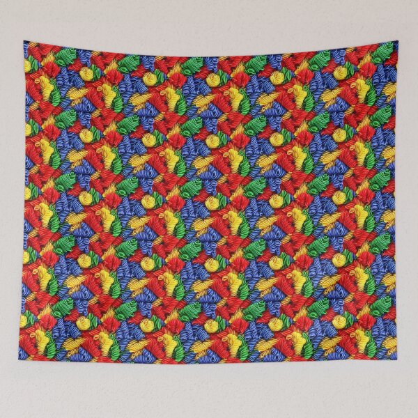 Item preview, A vibrant pattern of colorful spiral shapes designed and sold by Beleza e Estilo.