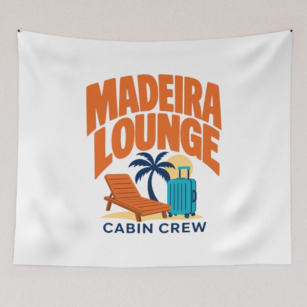 Item preview, Madeira Lounge Cabin Crew Travel Humor designed and sold by pirminio.