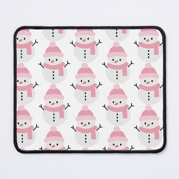 Item preview, Happy Pink Snowman designed and sold by Design-by-Steph.