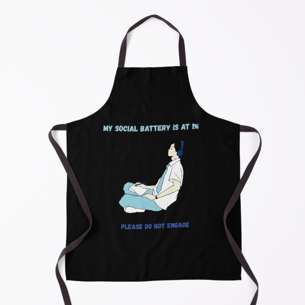 Item preview, Creative Soul Social Battery 1% – Introvert Artist Aesthetic designed and sold by ContigoART.