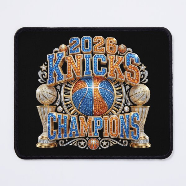 Item preview, New York Knicks Champions 2026, NY Knicks Gold, Blue & Orange Art designed and sold by DigiAngDesigns.