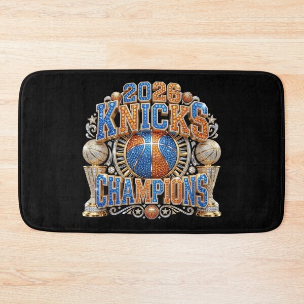 Item preview, New York Knicks Champions 2026, NY Knicks Gold, Blue & Orange Art designed and sold by DigiAngDesigns.