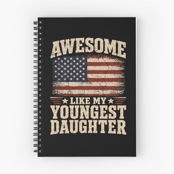 Item preview, Awesome Like My Youngest Daughter, Fathers Day American Flag Daughter Gifts designed and sold by 76Valeria.