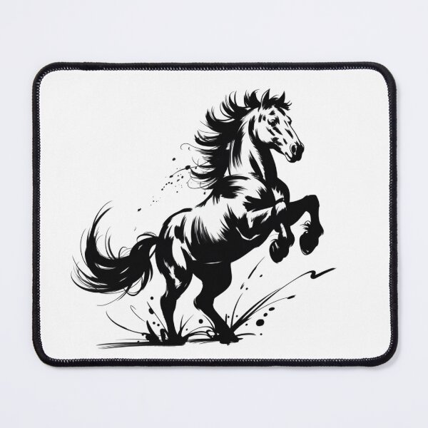Item preview, Powerful wild horse rearing and running forward designed and sold by 123ks.