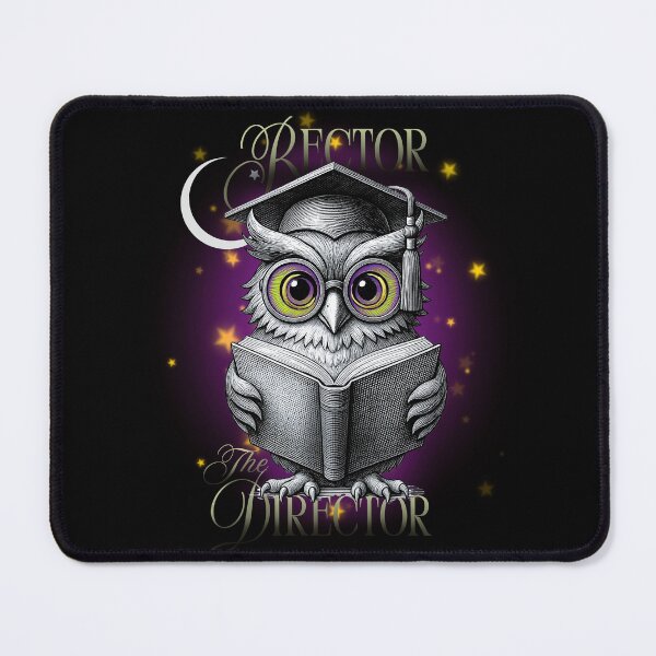 Item preview, Rector The Director Magical Wise Owl Poster Art designed and sold by AXENT Designs.