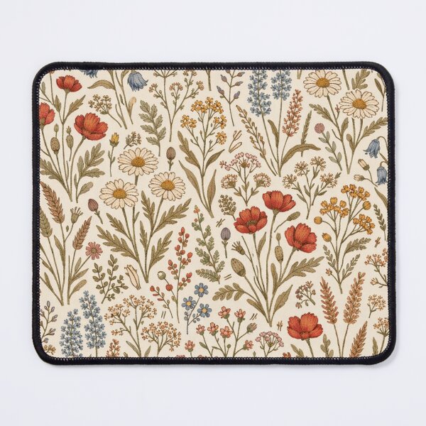 Item preview, Vintage Wildflower Meadow Botanical Pattern designed and sold by Owcomm.