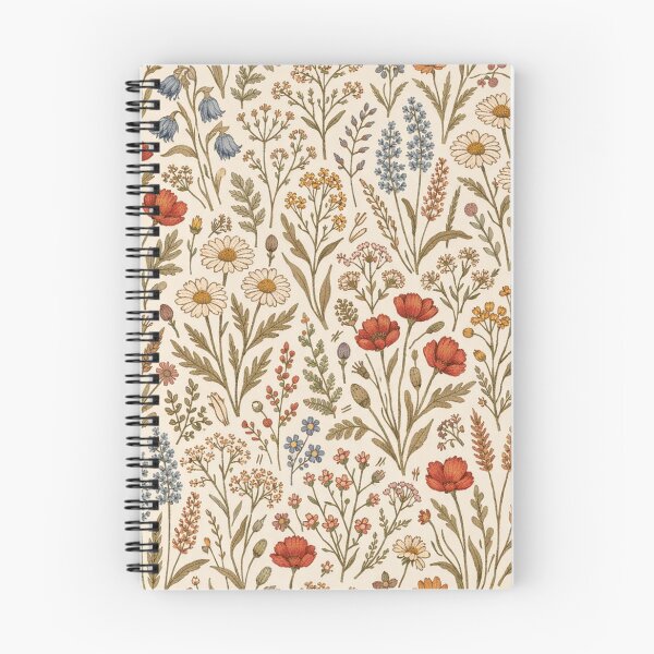 Item preview, Vintage Wildflower Meadow Botanical Pattern designed and sold by Owcomm.