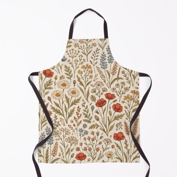Item preview, Vintage Wildflower Meadow Botanical Pattern designed and sold by Owcomm.