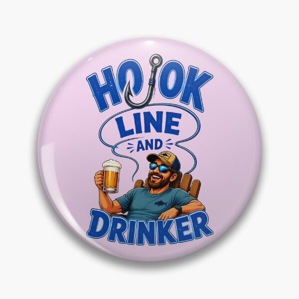 Item preview, HOOK LINE AND DRINKER DESIGN 2 designed and sold by DigitalandPhoto.