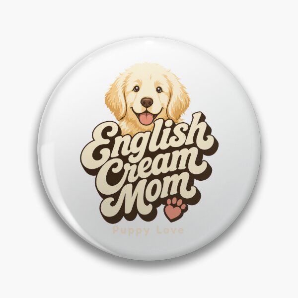 Item preview, English Cream Golden Retriever Mom, Puppy Love designed and sold by pirminio.