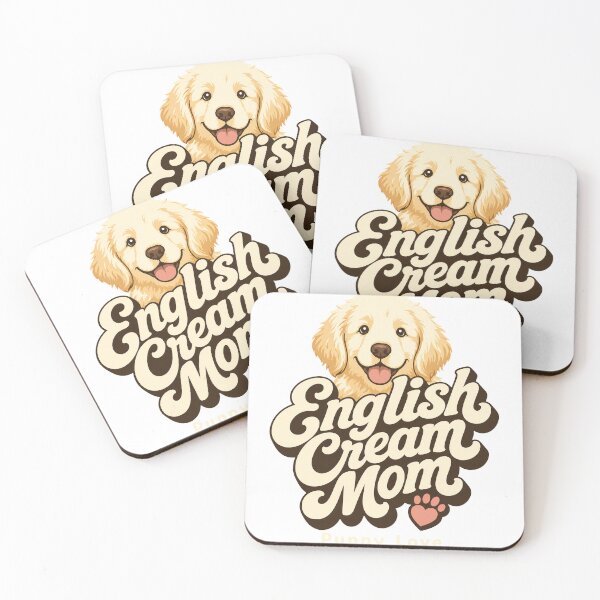 Item preview, English Cream Golden Retriever Mom, Puppy Love designed and sold by pirminio.