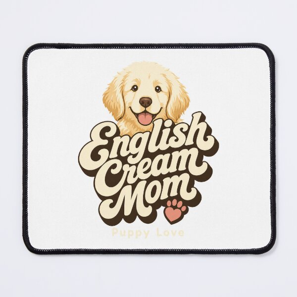 Item preview, English Cream Golden Retriever Mom, Puppy Love designed and sold by pirminio.