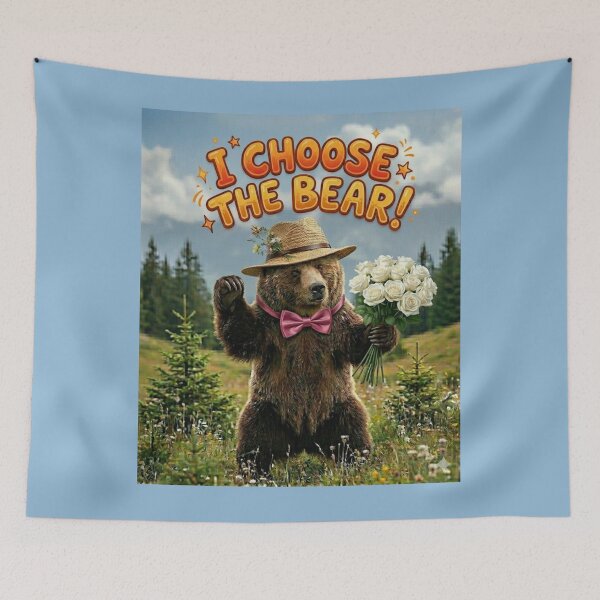 Item preview, I Choose The Bear designed and sold by Flirt-Teez.