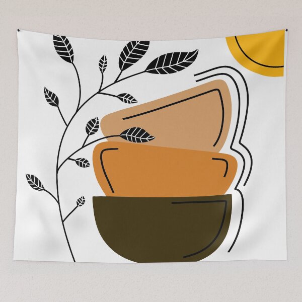 Item preview, Cuencos bohemios marrones en tonos tierra designed and sold by Sartoris Art.