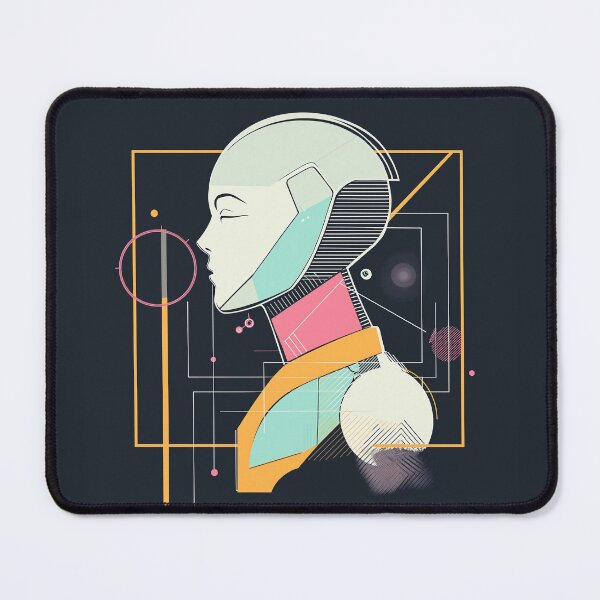Item preview, Abstract Android Geometric Bauhaus Sci-Fi Art designed and sold by QuantumQGear.
