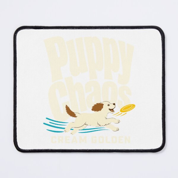 Item preview, Puppy Chaos Cream Golden Retriever Dog Lover designed and sold by pirminio.