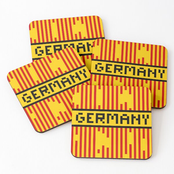 Item preview, GERMANY — Germany Soccer & Flag Pride Gift | Retro Pixel Art Word designed and sold by Mouremandier.