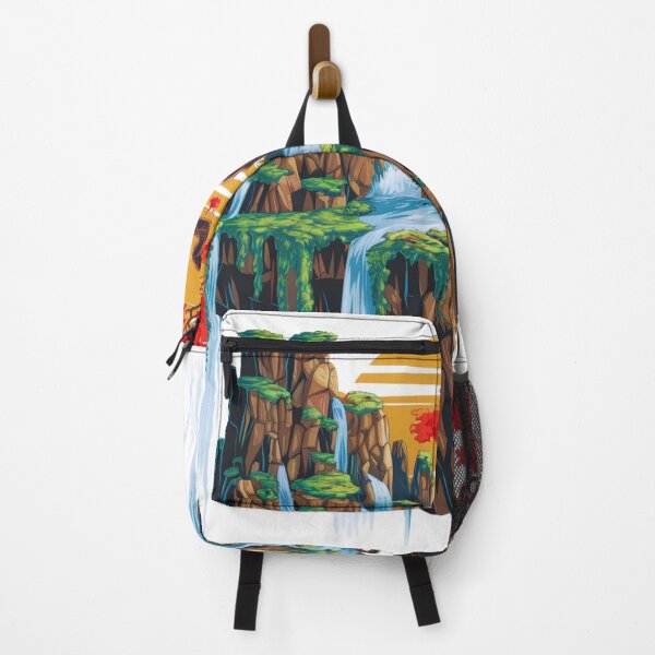Item preview, Floating Island Waterfall Tree Illustration  designed and sold by GabeMountainArt.