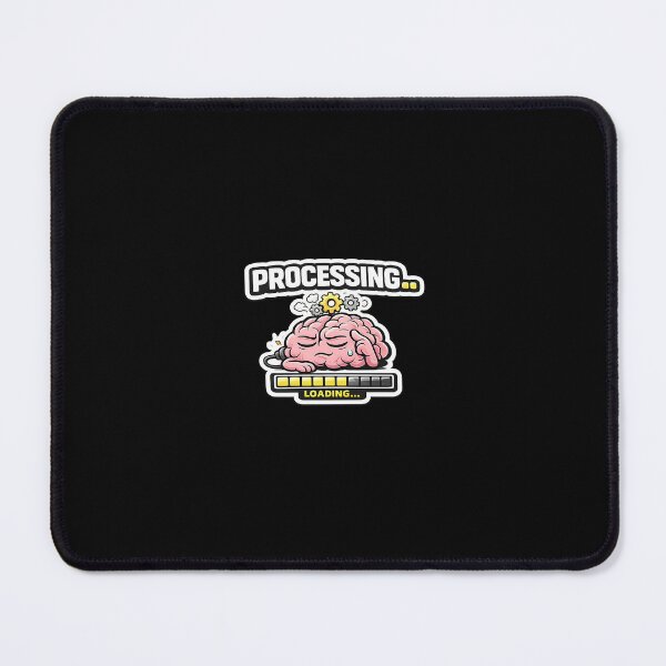 Item preview, Processing Funny Brain Sticker designed and sold by WestonStudio.