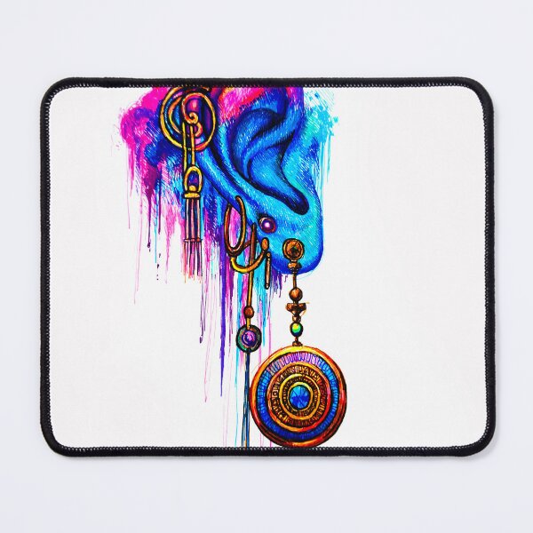 Item preview, Ornament of Listening, 21 x 29 cm, colored pens on paper, 2026 designed and sold by oanaunciuleanu.