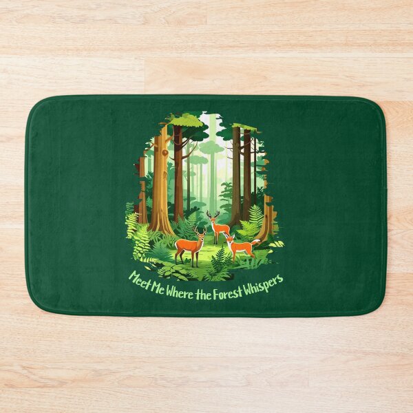 Item preview, Meet Me Where the Forest Whispers Woodland Deer & Fox Cottagecore Nature Design designed and sold by Sachie's Studio.