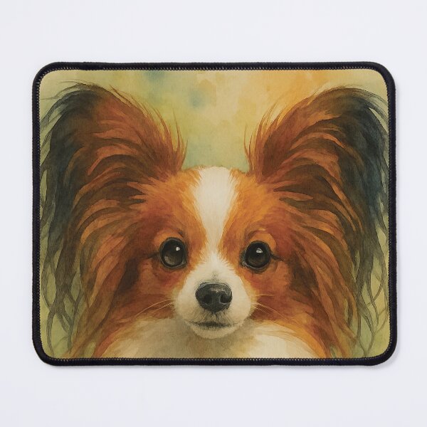 Item preview, Papillon Watercolor Dog Art designed and sold by MaverlyShop.