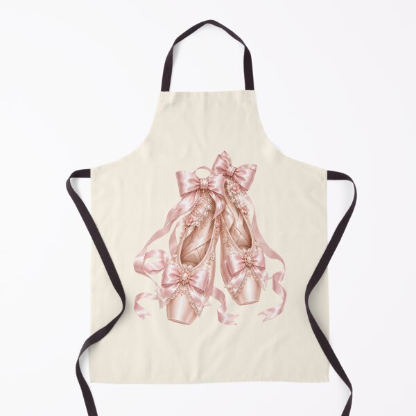 Item preview, Pink Coquette Ballet Pointe Shoes | Romantic Balletcore Bow Aesthetic Illustration designed and sold by looplandger.