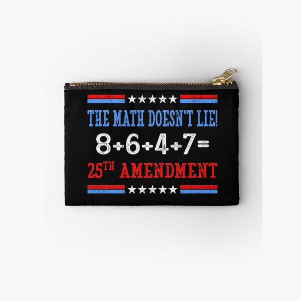 Item preview, The Math Doesn't Lie 25th Amendment Retro Political Humor designed and sold by Methahshop.
