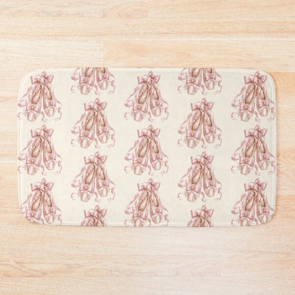 Item preview, Pink Coquette Ballet Pointe Shoes | Romantic Balletcore Bow Aesthetic Illustration designed and sold by looplandger.