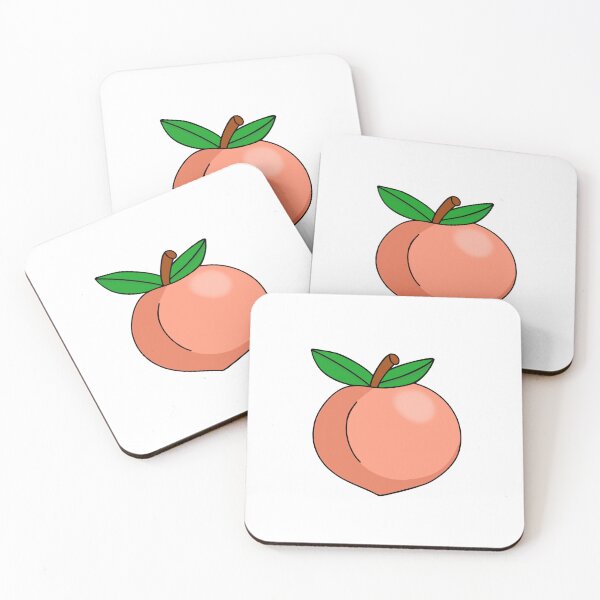 Item preview, Cute Peach Art designed and sold by Sartoris Art.