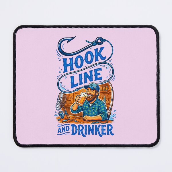 Item preview, HOOK LINE AND DRINKER DESIGN 3 designed and sold by DigitalandPhoto.