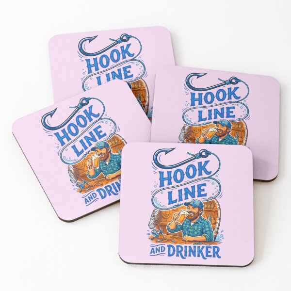 Item preview, HOOK LINE AND DRINKER DESIGN 3 designed and sold by DigitalandPhoto.
