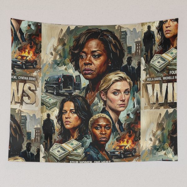 Item preview, The Heist of Their Lives – Widows Fine Art Print designed and sold by Art's Diner.