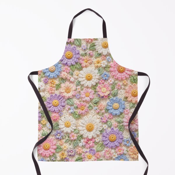 Item preview, Pastel Crochet Daisy Field Patterns  designed and sold by Aramdesing.