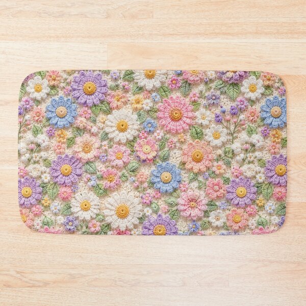Item preview, Pastel Crochet Daisy Field Patterns designed and sold by Aramdesing.
