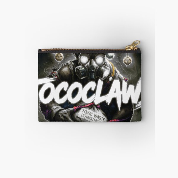 Item preview, TOCOCLAWS Toxic Christmas: Apocalyptic Gas Mask Santa Throw Blanket designed and sold by TOCOCLAWS.