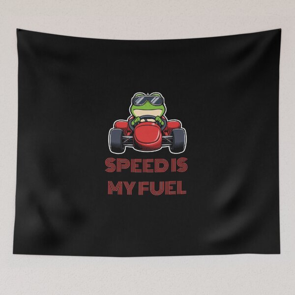Item preview, Speed is My Fuel Funny Frog Gifts  designed and sold by Domel9674.