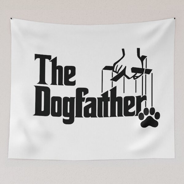 Item preview, The Dogfather Funny Dog Lover Parody designed and sold by ravuh.