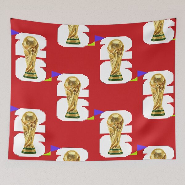 Item preview, Pixelated World Cup Trophy designed and sold by ItsEraArt.