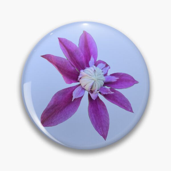 Item preview, Purple Clematis Bloom Die Cut designed and sold by JoyousArt4u.