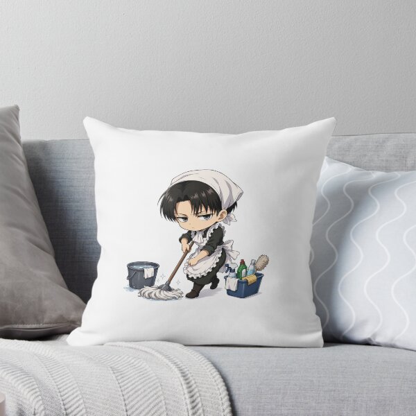 Item preview, Tiny Cleaning Captain – Chibi Perfectionist Hero designed and sold by Ali-neko-kawaii.