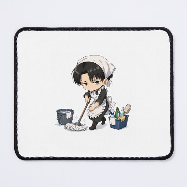 Item preview, Tiny Cleaning Captain – Chibi Perfectionist Hero designed and sold by Ali-neko-kawaii.