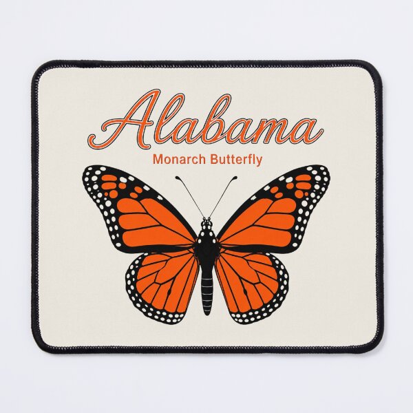 Item preview, Alabama Monarch Butterfly Retro Poster designed and sold by The-Drip-Studio.