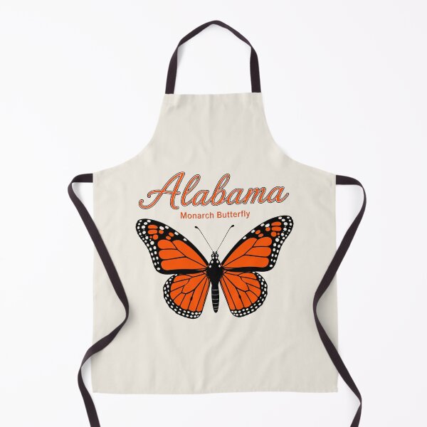 Item preview, Alabama Monarch Butterfly Retro Poster designed and sold by The-Drip-Studio.