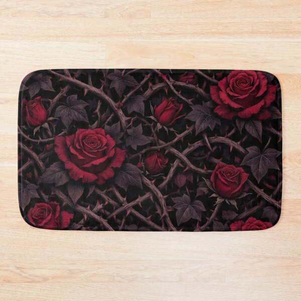 Item preview, Dark Red Rose and Thorn Pattern designed and sold by Owcomm.