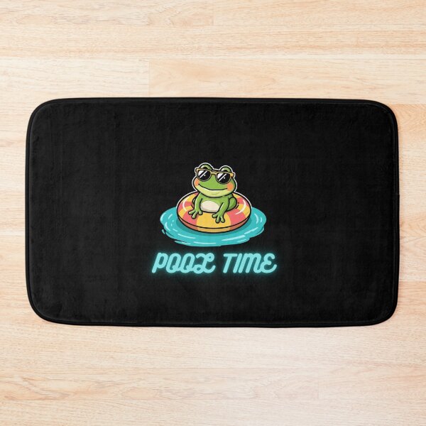 Item preview, Pool Time Funny Frog Gifts  designed and sold by Domel9674.
